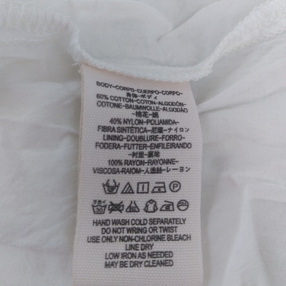 Free People Dress Womens 4 Ivory White Verushka Halter Neck Sleeveless Lace Mini - Picture 11 of 14